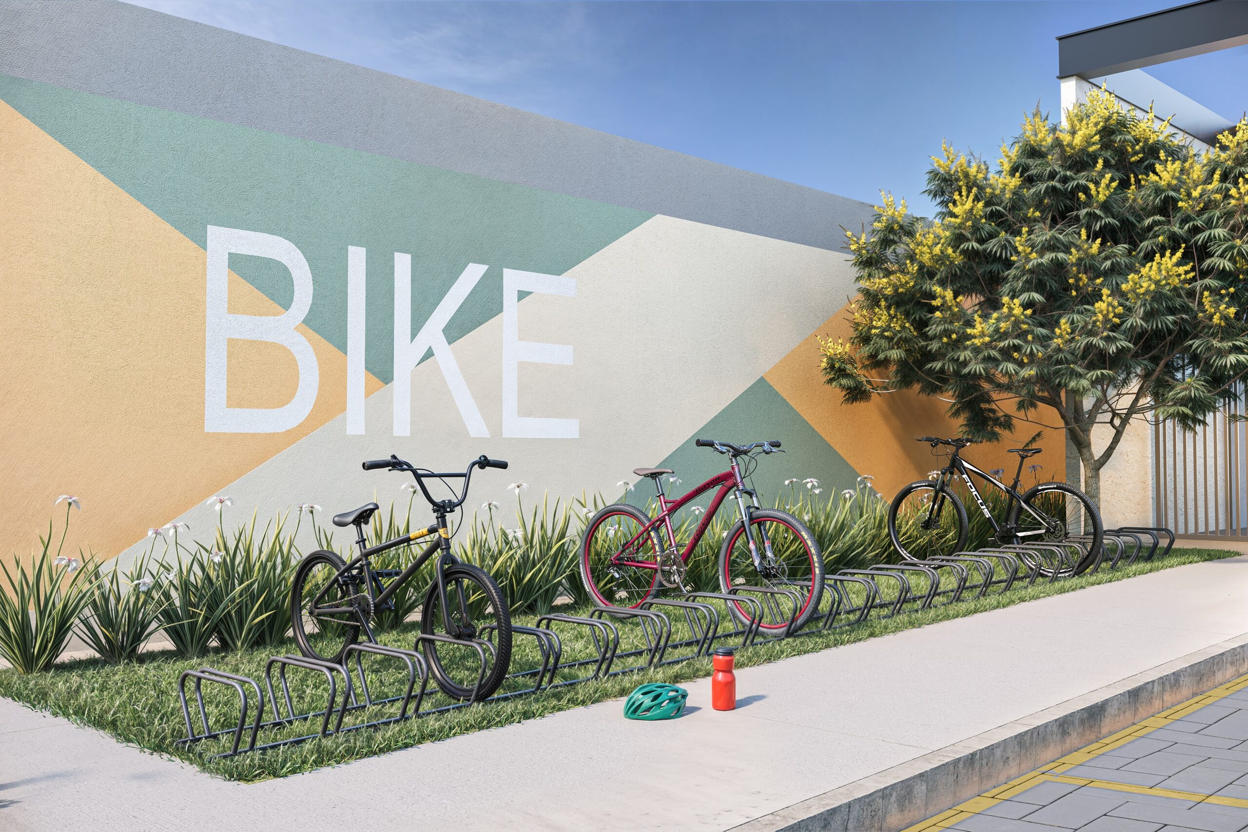 Bicicletário - Solare Mogi Moderno