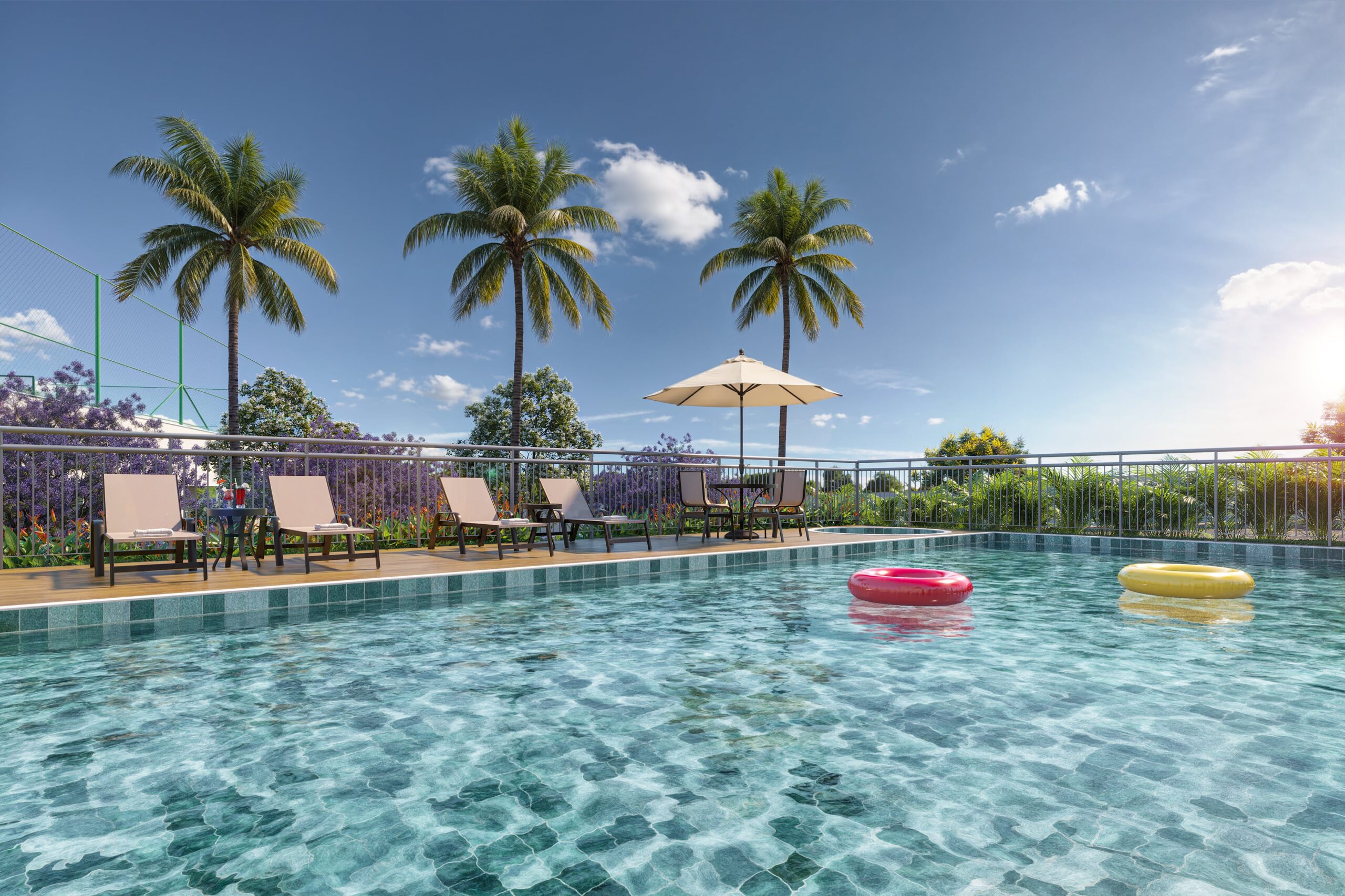 Piscina adulto e infantil  - Solare Mogi Moderno